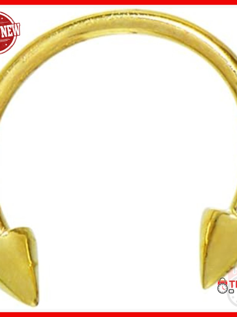 14k Solid Gold Body Piercing Barbell 18 Gauge 716 Length